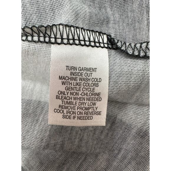 French Laundry Womens Shirt Size XL Black White Plaid Long Sleeve Button Up - Picture 7 of 12